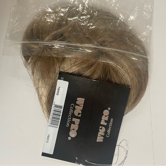 7 PIECE BUNDLE BOX Hair topper, Hair Bangs and messy buns all brand new! - Picture 9 of 16